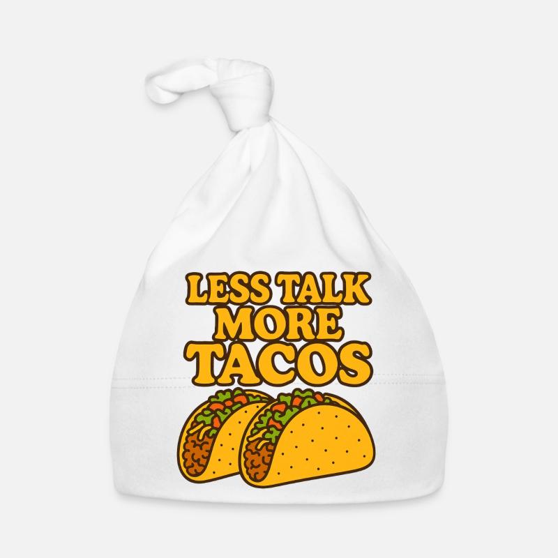 Less Talk More Tacos Organic Baby Cap