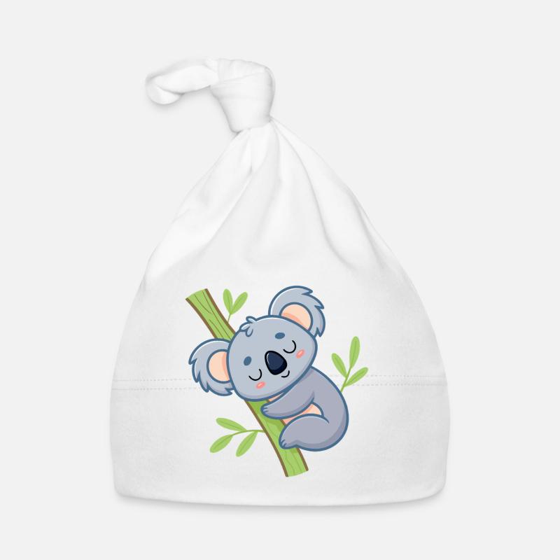 Soft Branch Sleeper Koala Organic Baby Cap
