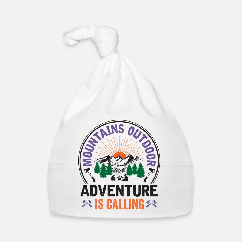 Mountains - Adventure is Calling Organic Baby Cap