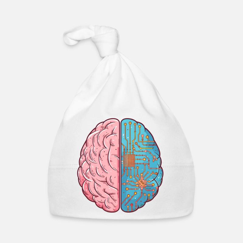 Human Intelligence meets AI – Brain Tech Design Baby Bio-Mütze