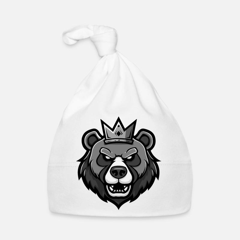 Couronne d’ours Bonnet bio Bébé
