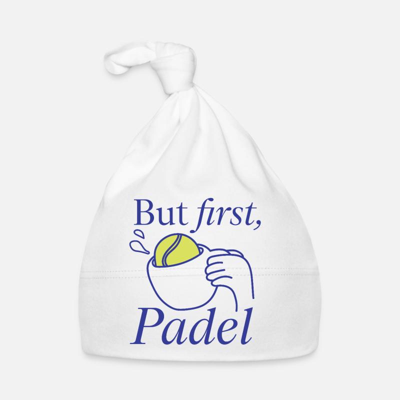 But first, Padel Design Logo  Baby Bio-Mütze