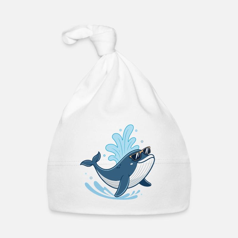 Baleine Soleil Splash Bonnet bio Bébé