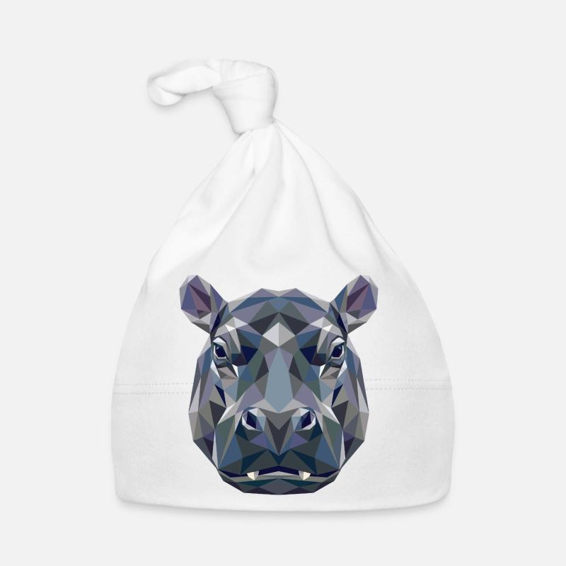Nilpferd Flusspferd Mama Hippopotamus Cooles Hippo Bonnet bio Bébé