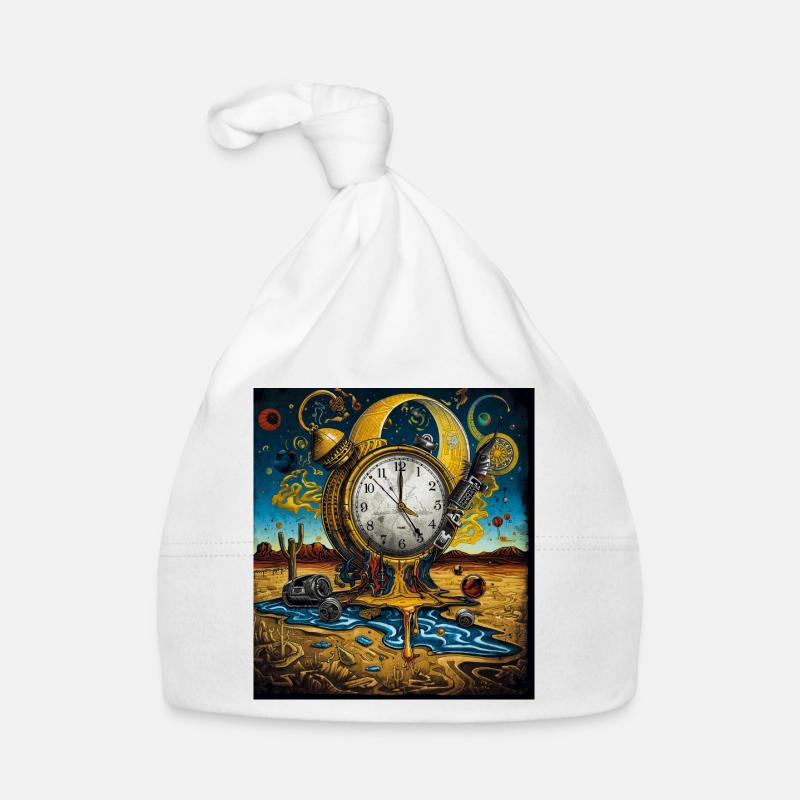 Horloge à temps flottante dans le désert de sable Bonnet bio Bébé