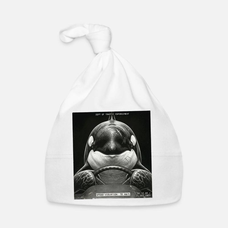 Fish Flashed Organic Baby Cap