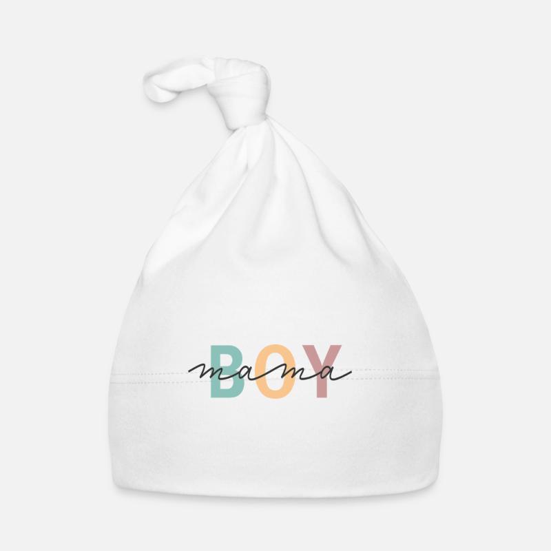 Chemise Boy Mom Minimalist Mom - Bonnet bio Bébé - blanc