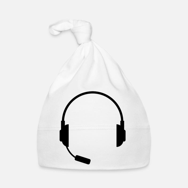 Headset With Microphone Organic Baby Cap