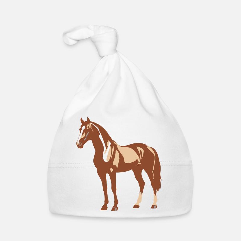 Pferd Design Baby Bio-Mütze