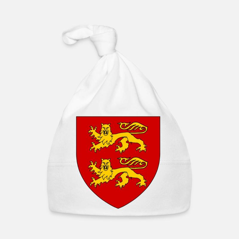 Heraldisches Wappen der Normandie Baby Bio-Mütze