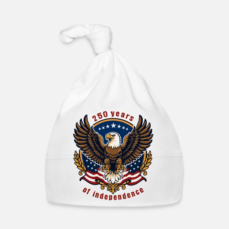 Aigle de la Liberté 250 ans Bonnet bio Bébé