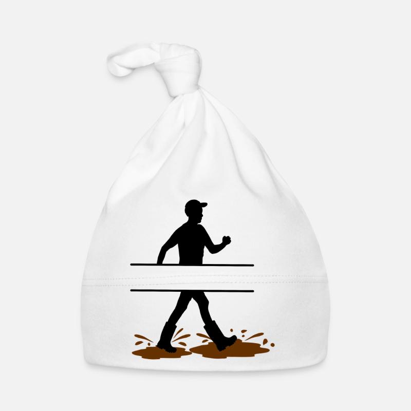 Wadloper Man Custom – Explorateur de boue Bonnet bio Bébé