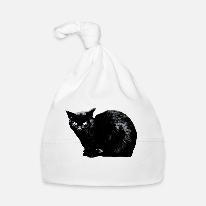 At night all cats are black Organic Baby Cap