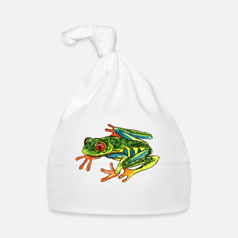 Frosch Baby Bio-Mütze