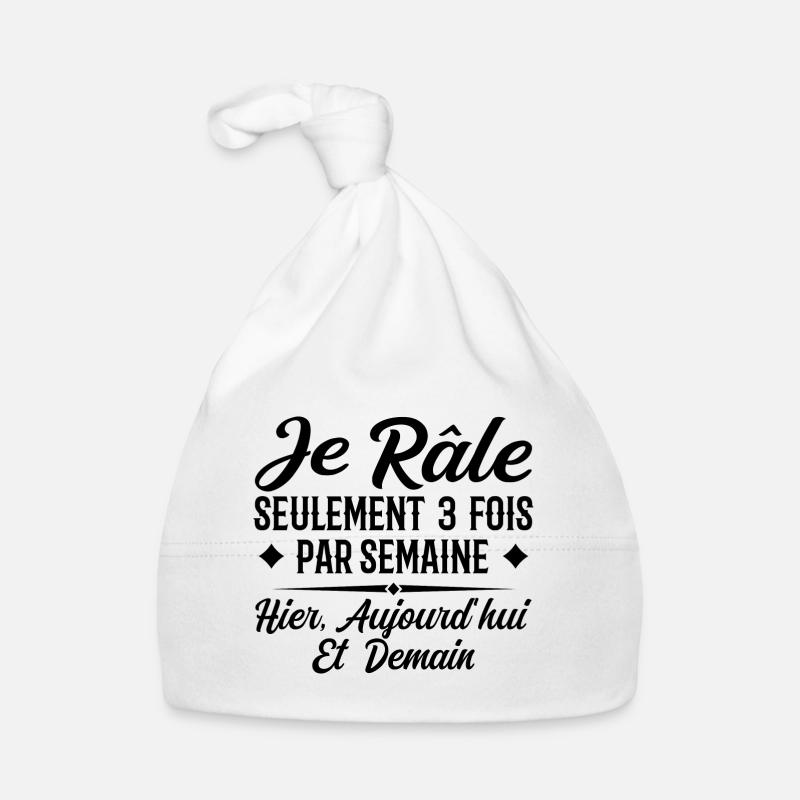 I only grumble 3 times a week funny gift Organic Baby Cap