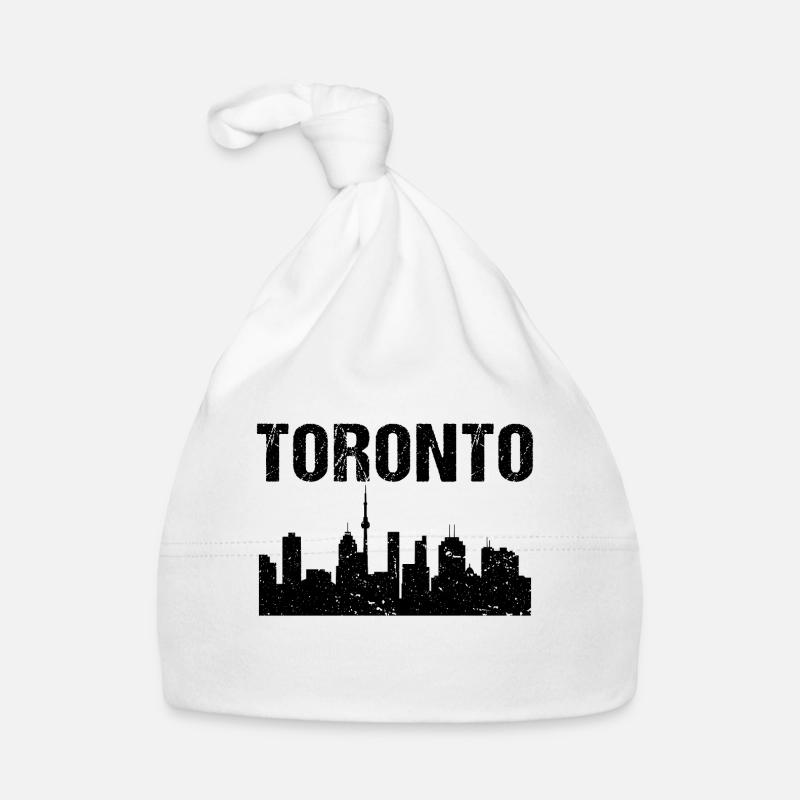 Toronto Skyline Organic Baby Cap