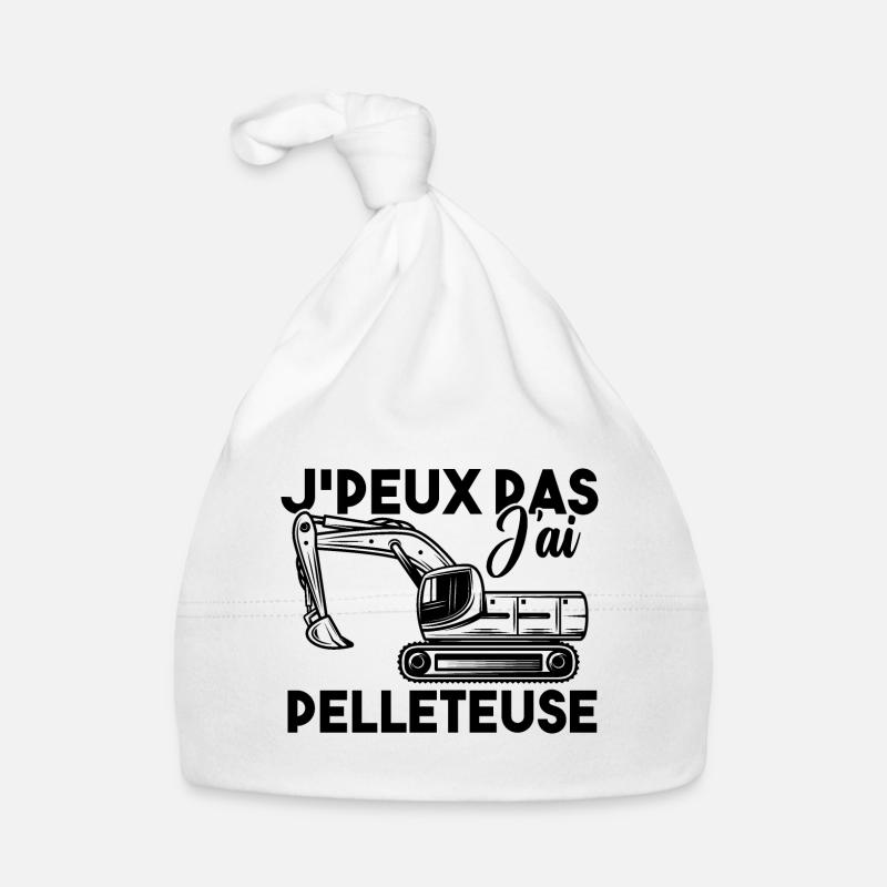 J peux pas j ai pelleteuse Bonnet bio Bébé