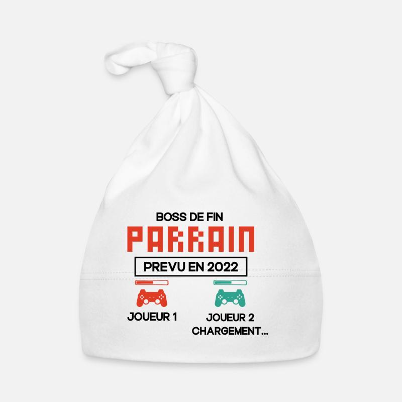 Annonce Grossesse Demande Parrain Originale Geek Bonnet bio Bébé