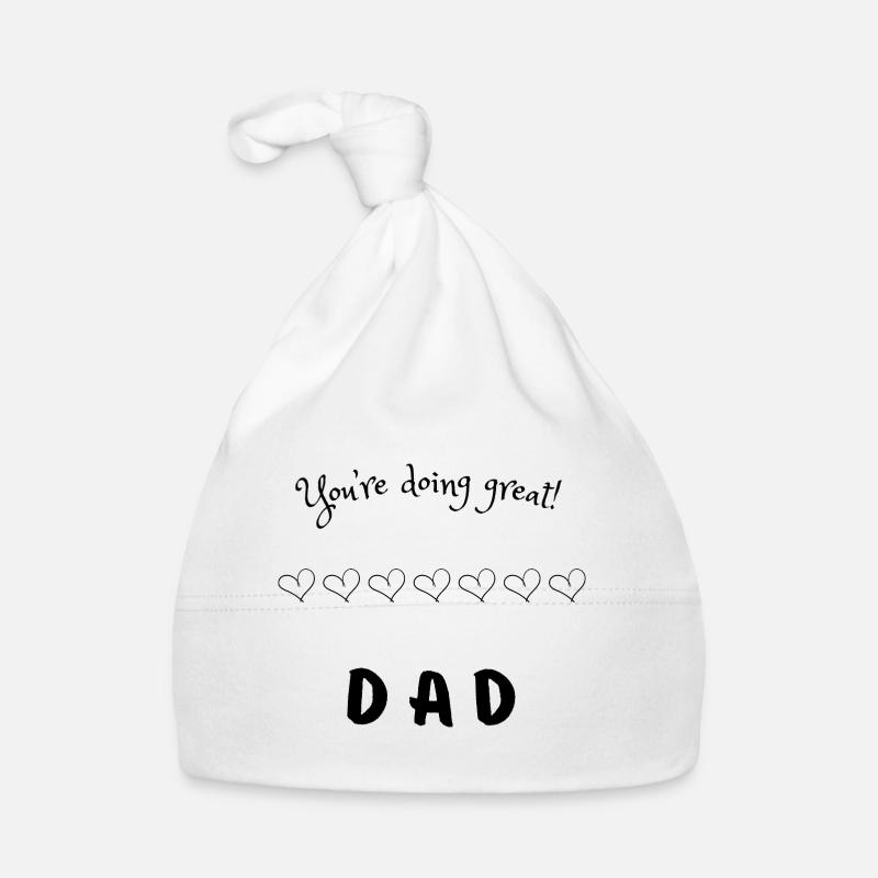 Heartfelt message for dad Organic Baby Cap