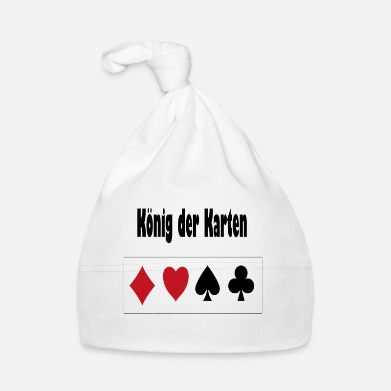 König der Karten Baby Bio-Mütze