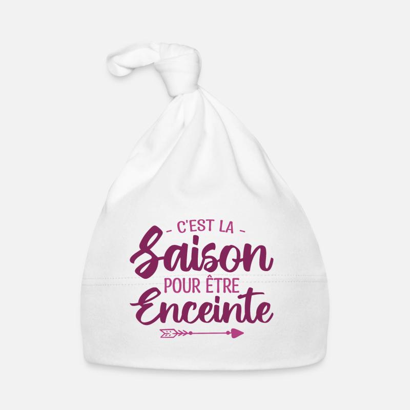 Femme enceinte - Cadeau future maman grossesse Bonnet bio Bébé