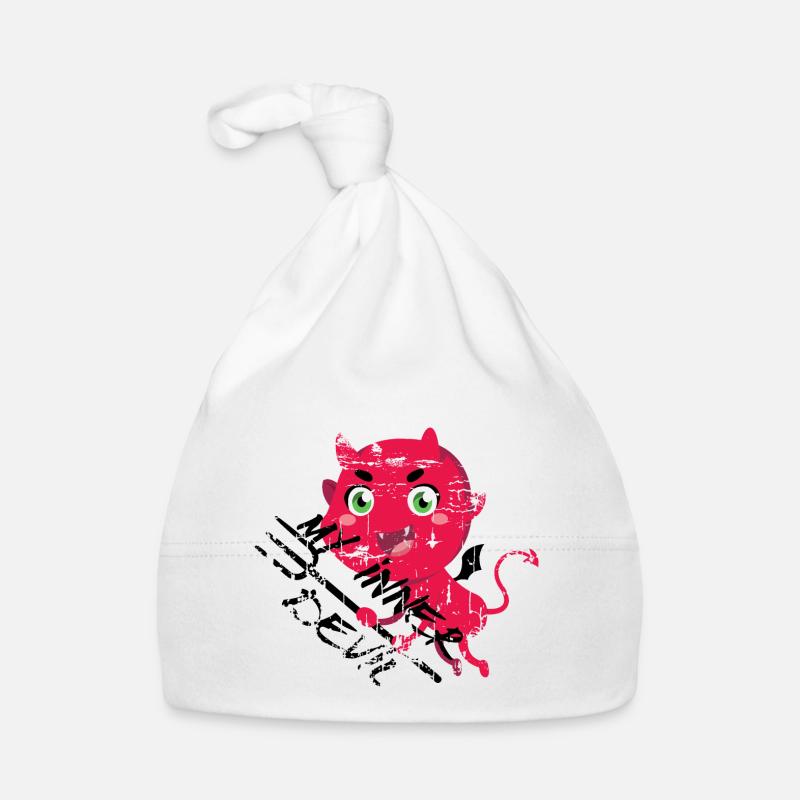 my inner devil mein innerer Teufel Baby Bio-Mütze