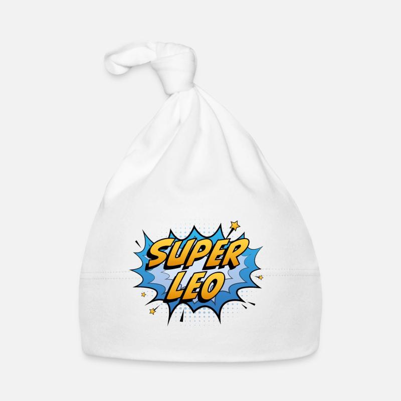 Super Leo Organic Baby Cap