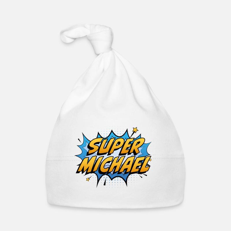 Super Michael Organic Baby Cap