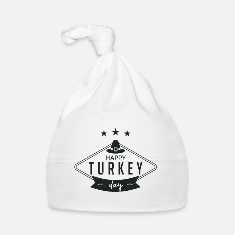Happy Turkey Day | Erntedankfest Baby Bio-Mütze