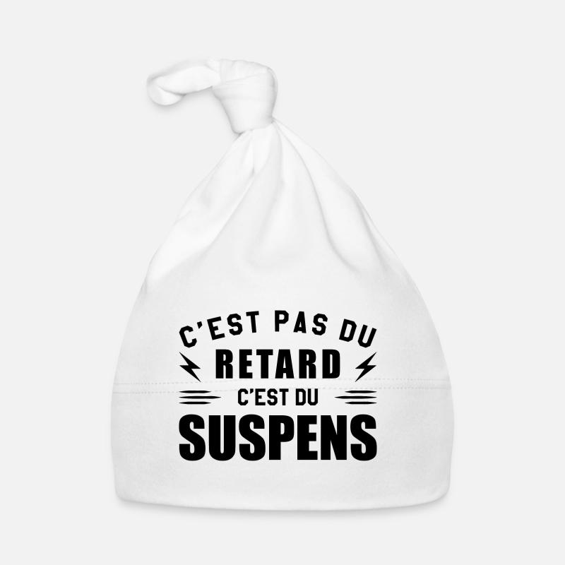 It's not delay, it's suspense Organic Baby Cap