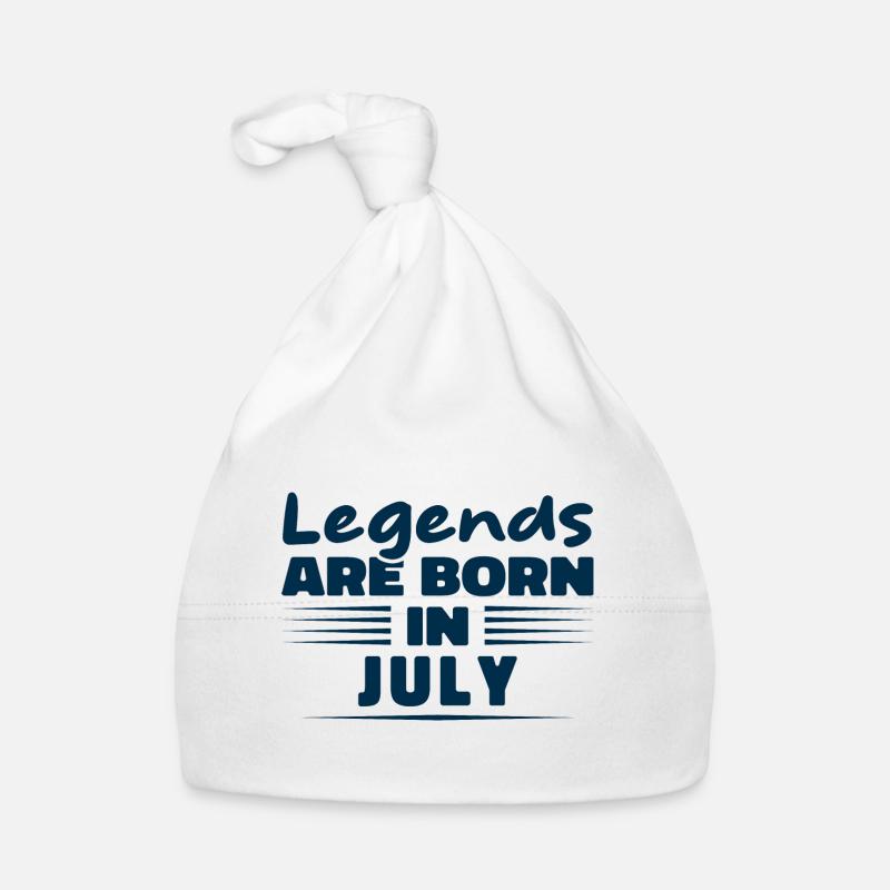 Die Legenden werden im Juli geboren Baby Bio-Mütze