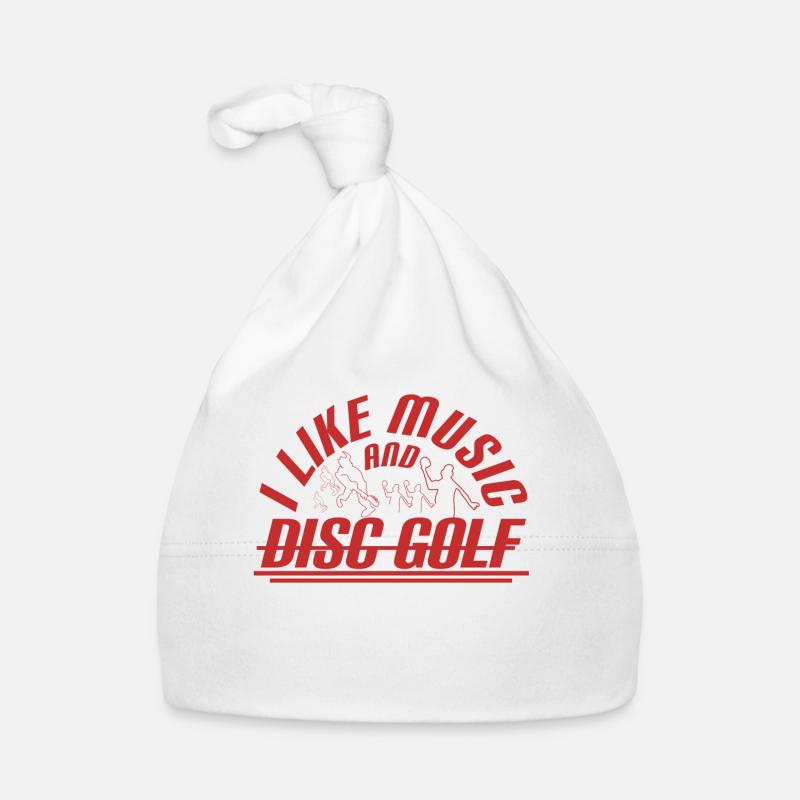 Musique et golf de disc, va toujours ensemble! Bonnet bio Bébé