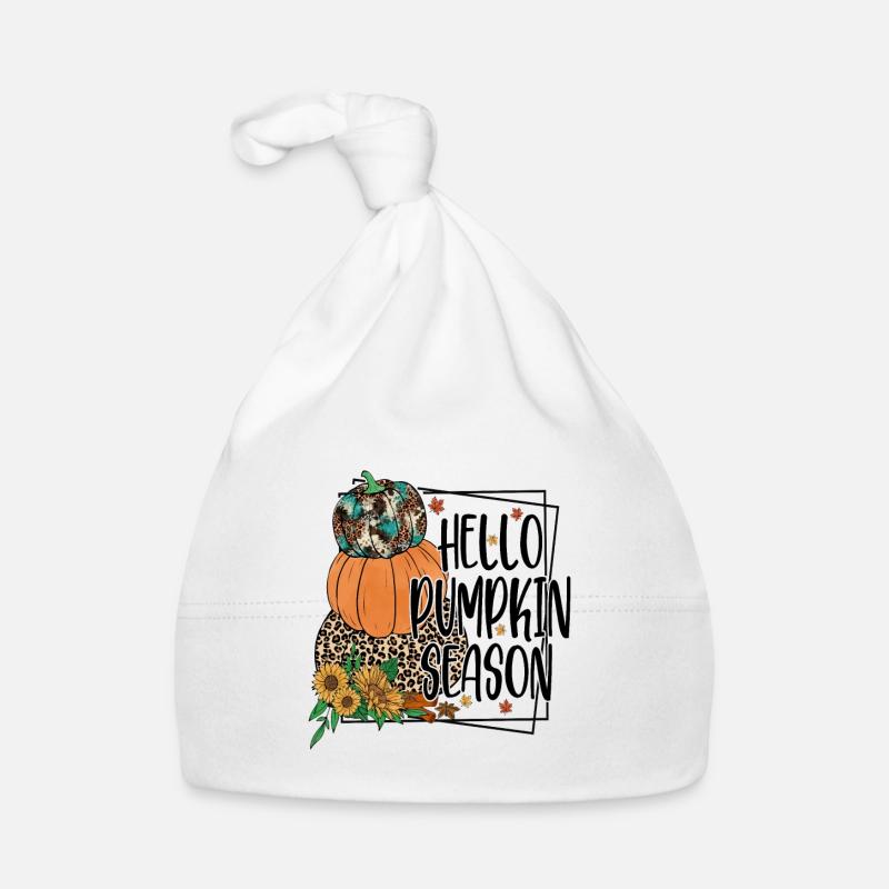Bonjour la saison des citrouilles Bonnet bio Bébé
