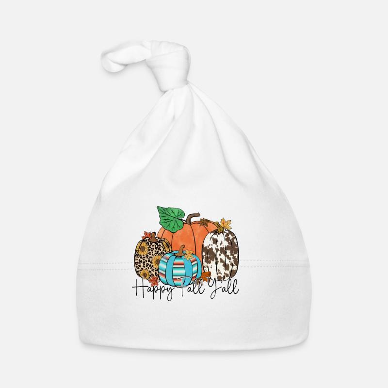 Happy Fall y'all Baby Bio-Mütze