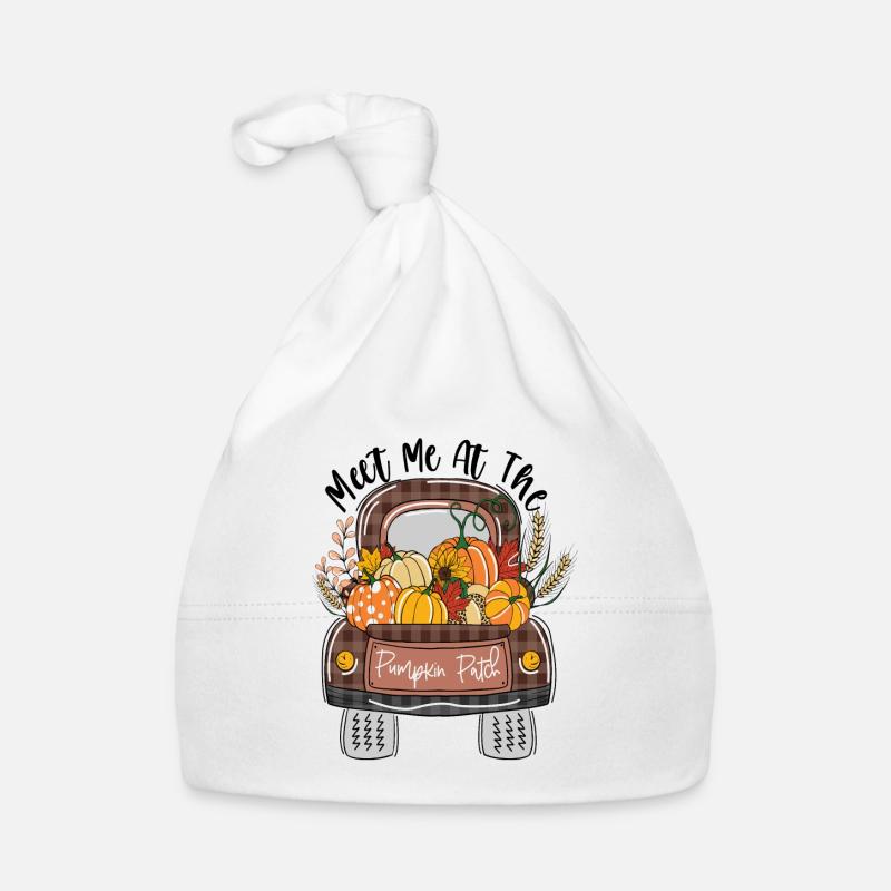 Rencontrez-moi à Pumpkin Patch Bonnet bio Bébé