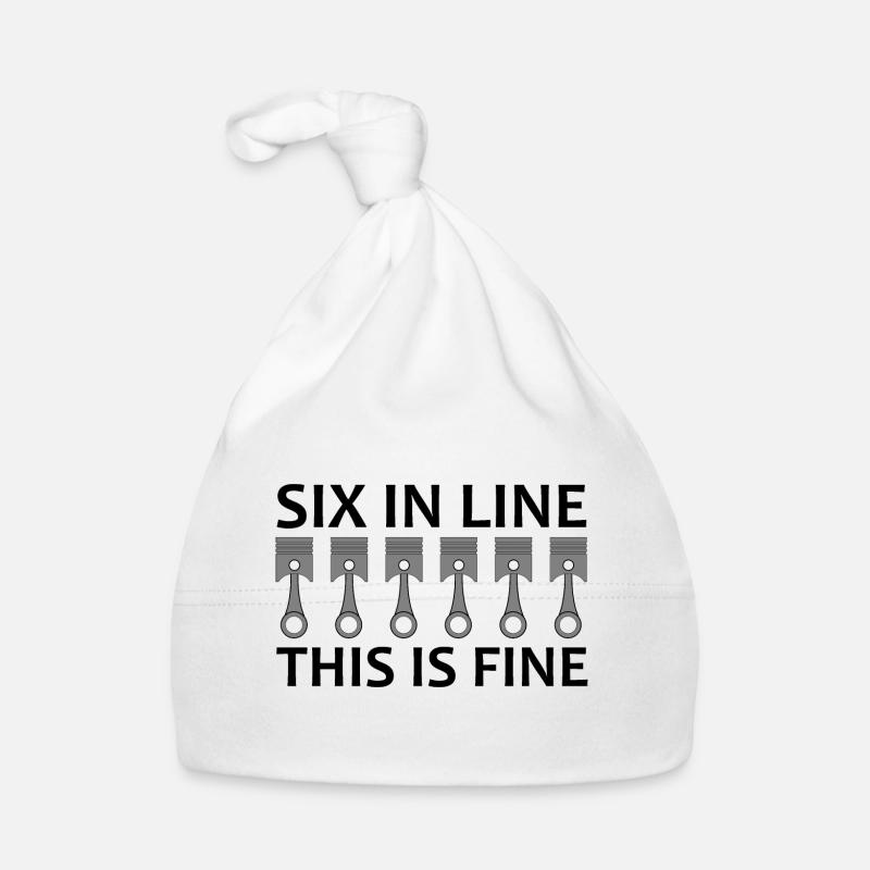 SIX IN LINE THIS IS FINE Baby Bio-Mütze