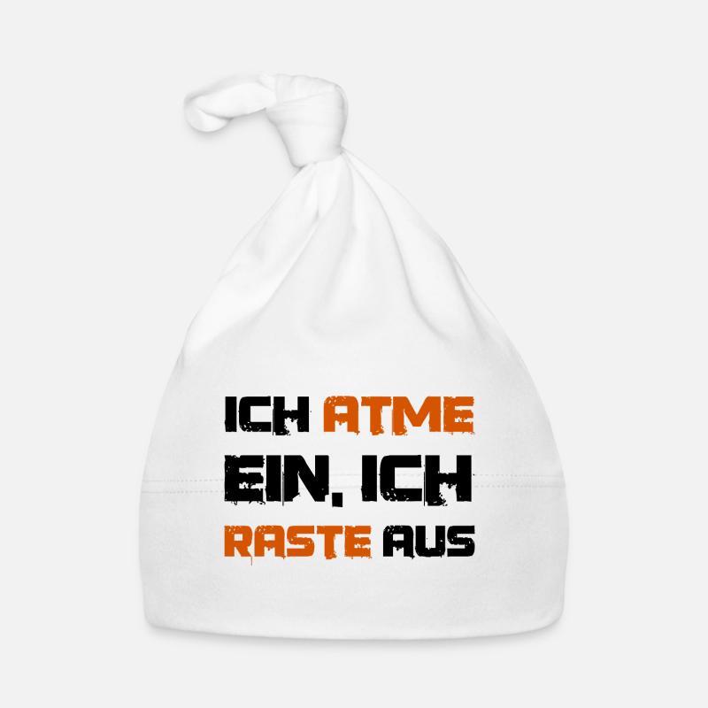 Lustiger Spruch ich atme ein Baby Bio-Mütze