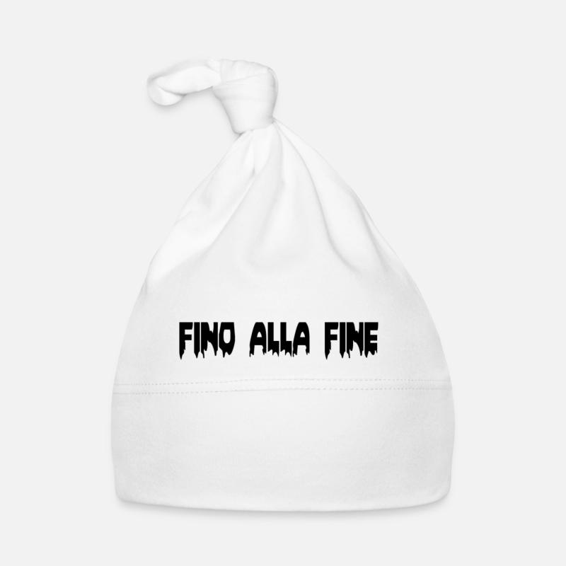 JUSQU’À LA FIN (JUVE) - Bonnet bio Bébé - blanc
