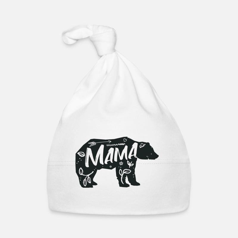 Mama Bär Baby Bio-Mütze