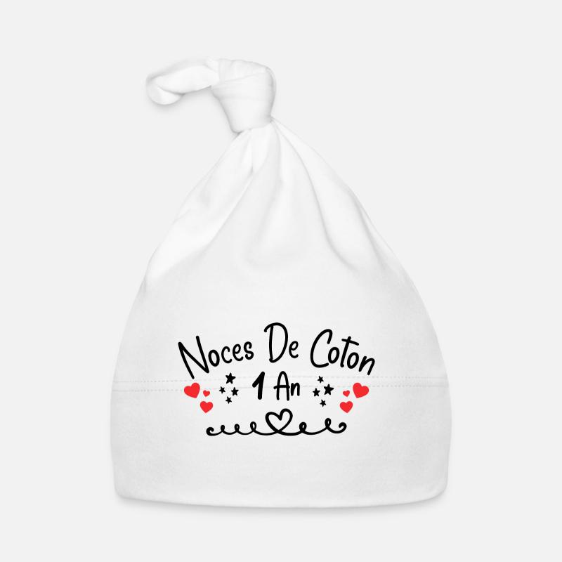 noces de coton Bonnet bio Bébé