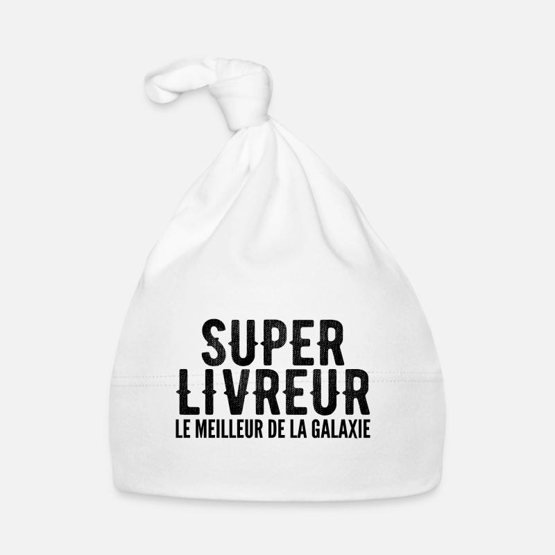 Super delivery guy funny gift delivery driver Organic Baby Cap
