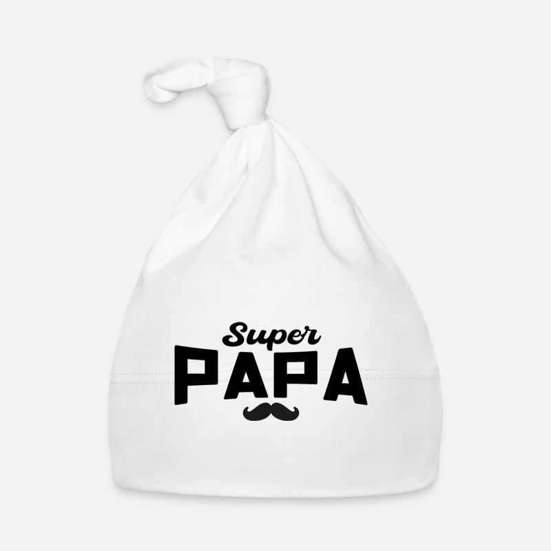 Super Daddy Daddy Gift Dad Organic Baby Cap