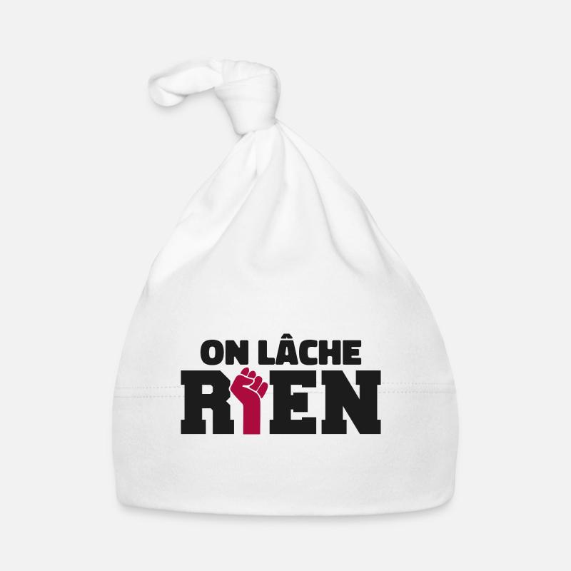 Wir lassen nichts los Baby Bio-Mütze