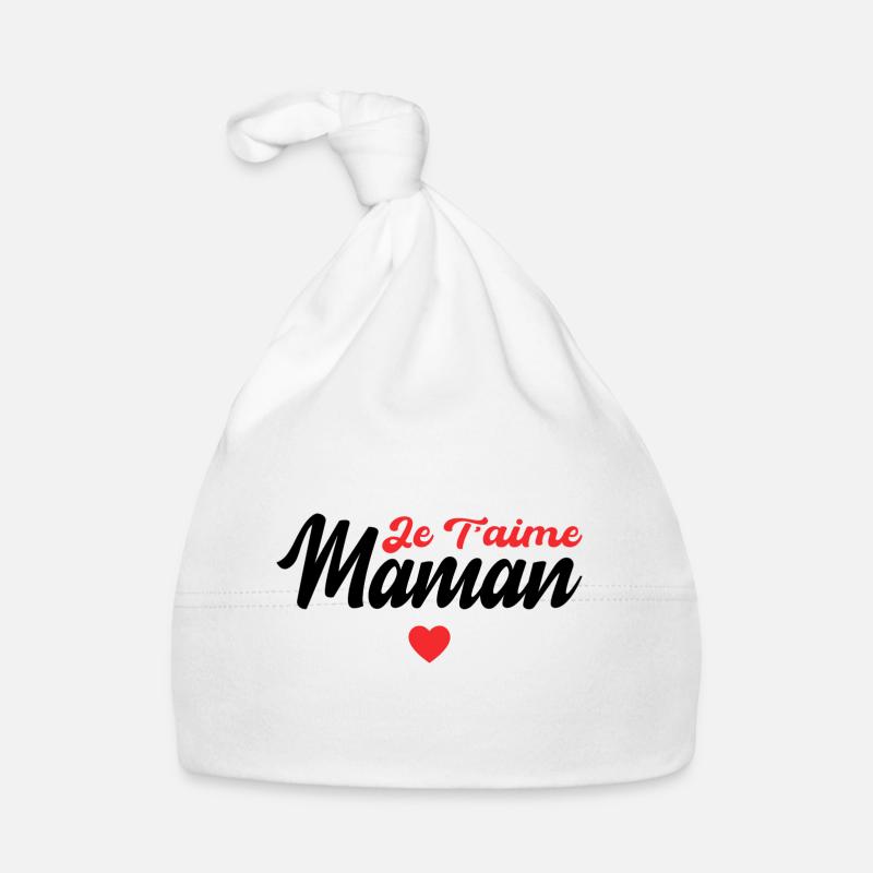 Je t'aime maman ! Bonnet bio Bébé