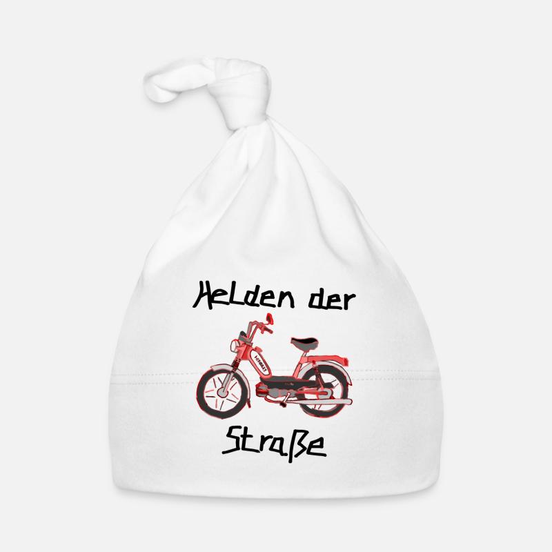 Helden der Straße - Hercules Prima 5S - Baby Bio-Mütze - Weiß