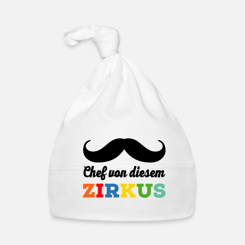 Chef von diesem Zirkus - Baby Bio-Mütze - Weiß