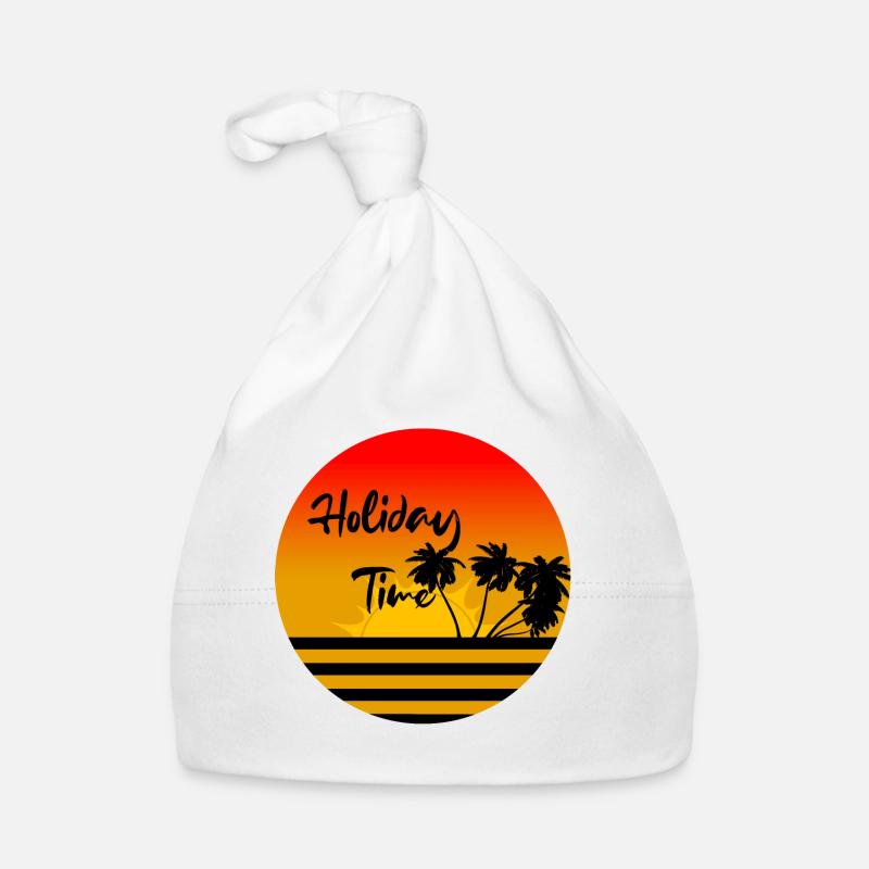 Holiday Time ab in den Urlaub Ferien Baby Bio-Mütze