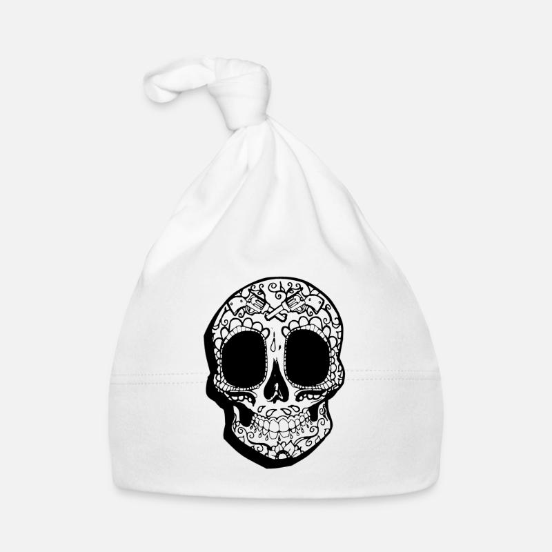 skull Organic Baby Cap
