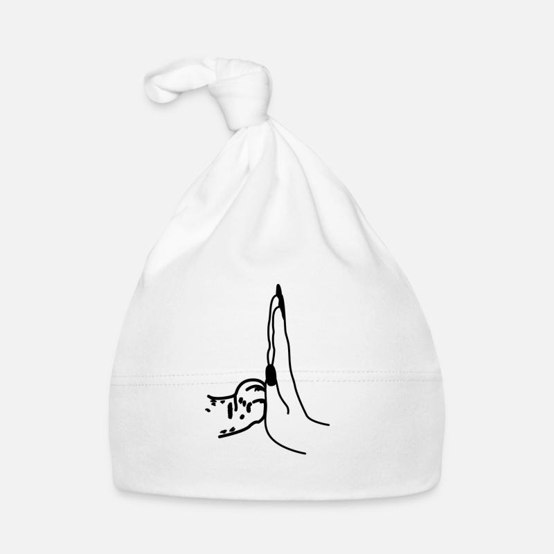 Patte de main et de chat Bonnet bio Bébé