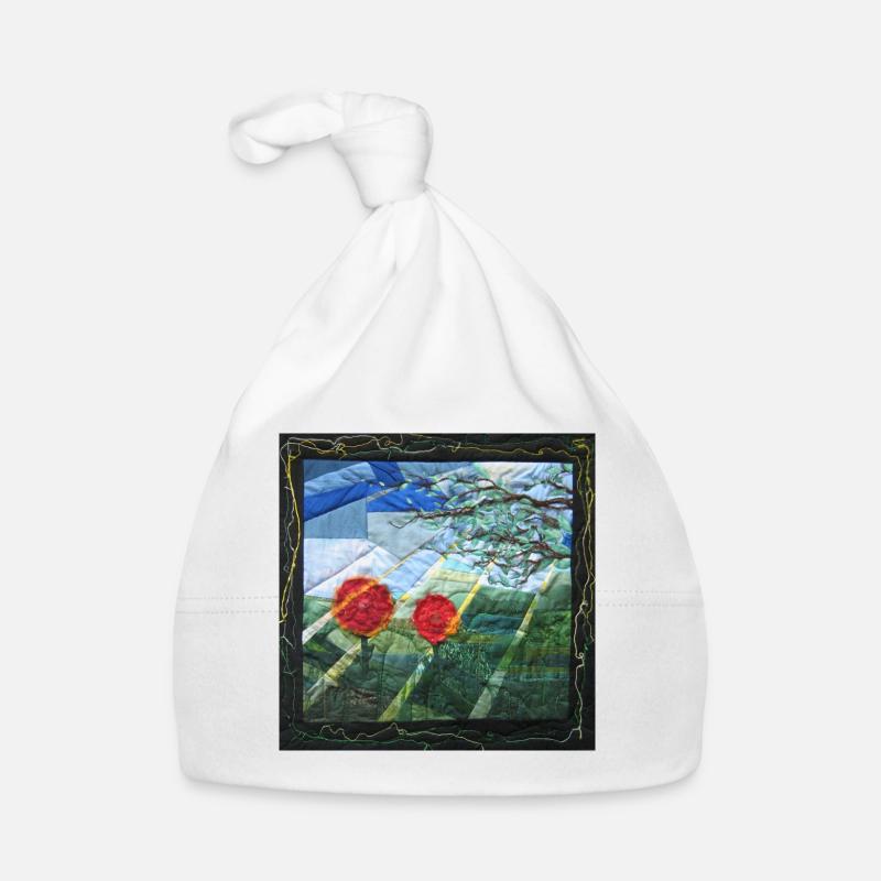 Art de fleurs de lumen Bonnet bio Bébé